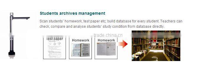 Portable Document Camera Presenter, Visualizer with Dual cameras 5MP S520