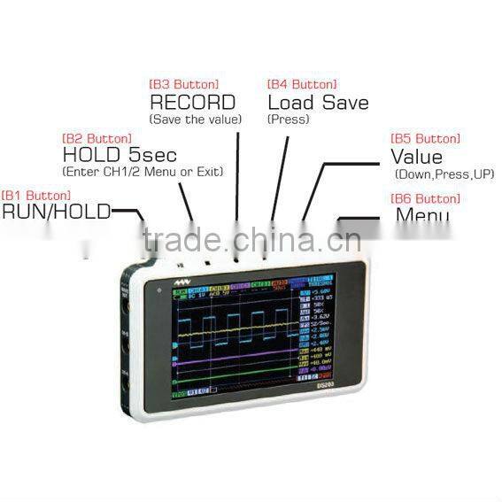 DSO203 Nano Mini DSO Pocket Size Digital Oscilloscope DS203