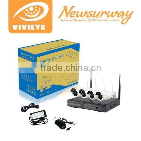 Full HD 720P WIFI NVR and WIFI Camera wifi nvr kit cctv ahd kits Wireless Smart Home Security System