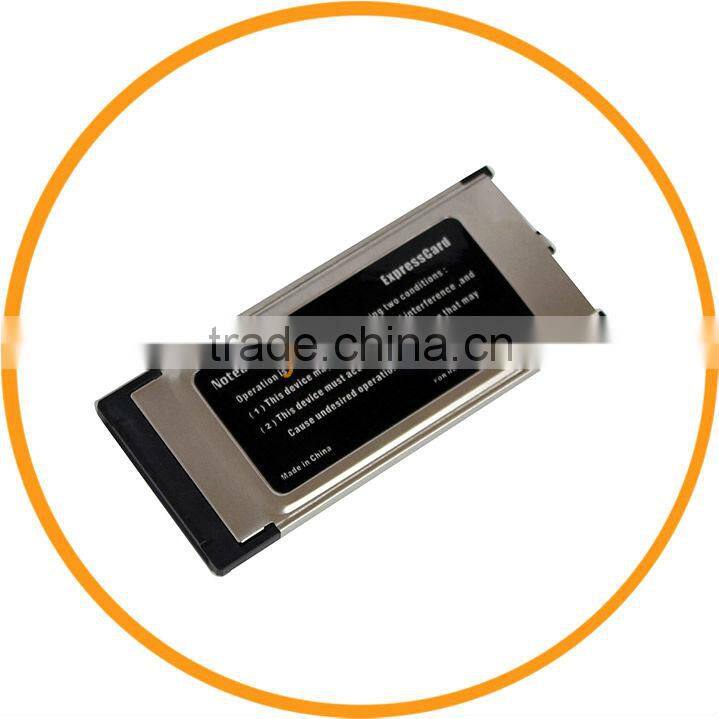 2 Ports USB3.0 Express Card Expresscard Adapter For Laptop PC 34mm from dailyetech
