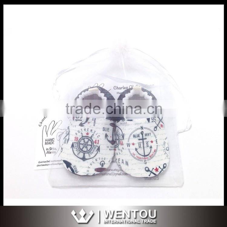 Sailor Soft Sole Anchors Baby Shoes