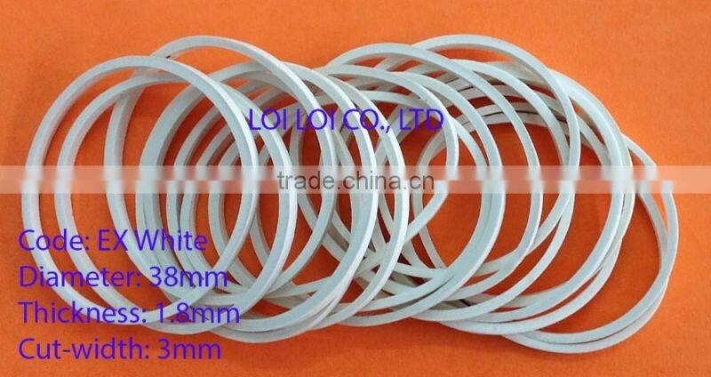 Any size White color solid bulk rubber band with Factory price - High quality EPDM rubber for rainbow loom rubber band