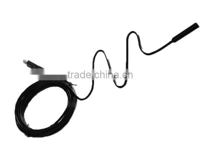 Portable diameter10mm Cable length3m Waterproof snake hard wire driver usb endoscope camera
