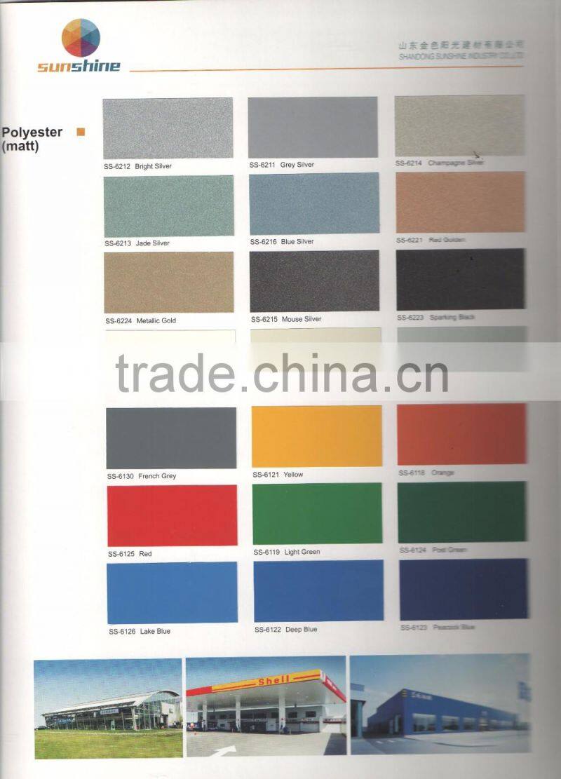 decorative material wall panel Aluminum composite panel with breakable pe core
