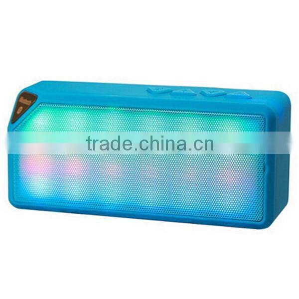 2016 New X3S mini Bluetooth Speaker Portable Wireless Handsfree TF FM Radio Built in Mic MP3 Subwoofer with LED flash light