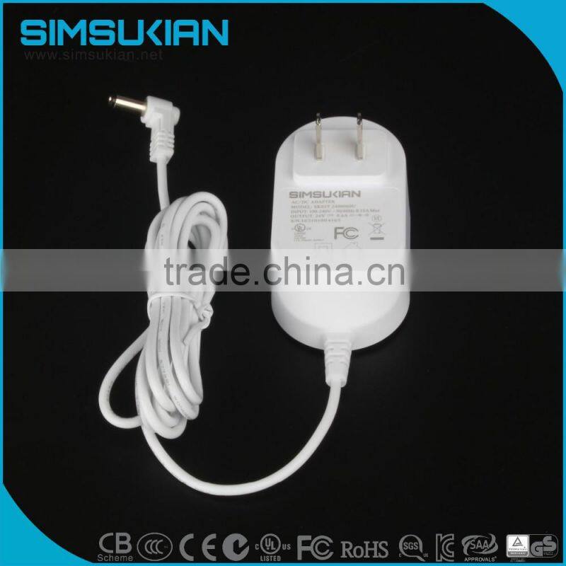 new design 12v 24v 48w series wall mounted power adapter