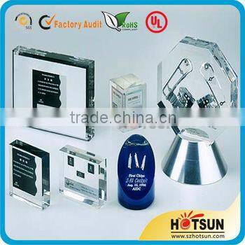 POP Clear Acrylic cube for Display Stand with Printing