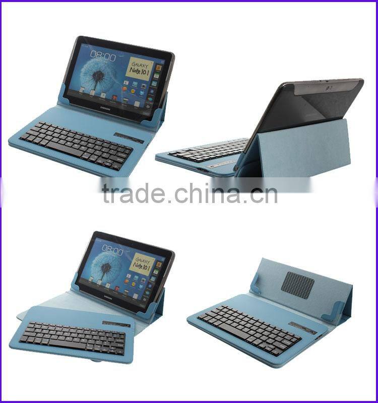 9 -10.1 inch PAD universal leather case cover with 3.0 wireless bluetooth keyboard