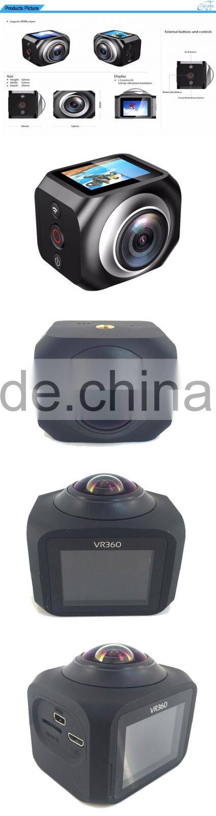 1.5 Inch LCD V8 Wifi 4K 12MP Panoramic DVR WIFI Camera 360 Degree VR Sports Video Action Camera
