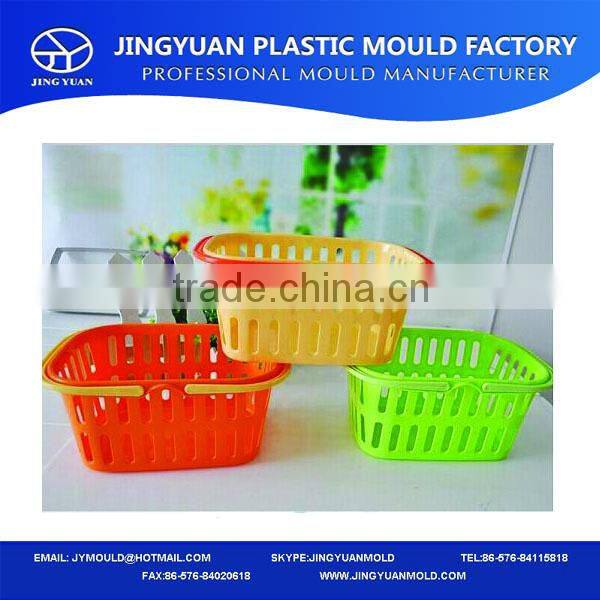 Durable Plastic Injection Fruits Storage Basket Mould Manufacturer/Plastic Injection Fruit & Grocery Storage Basket Mold supply
