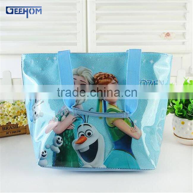 teenagers fancy pvc handbag childrens shiny pvc bag