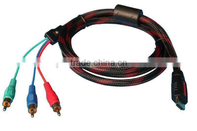 High quality vga rca audio cable and video cable