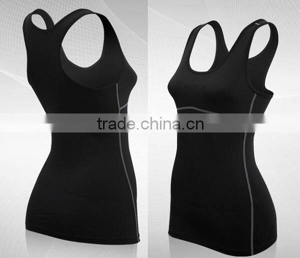 Alibaba Express Wholesale Gym Sport Custom Women's Compression Fitness Clothing 2015 China