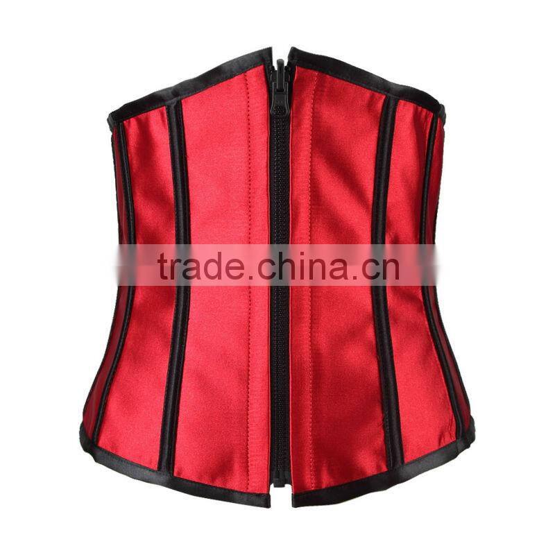2015 Hot Promotion High Workmanship Ladies Sexy Latex Waist Training Corset