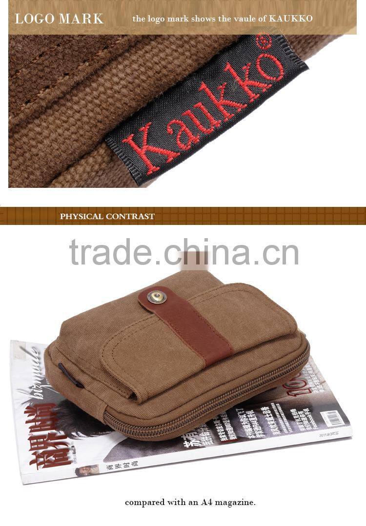 Favourite Waist Belt Pocket Bag Mens Small Canvas Fanny Pack Bag