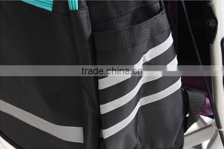 Topmedi Large Storage Luxury Wheelchair 2 in 1 Back Pack Bag with Padded Loop for Handicapped