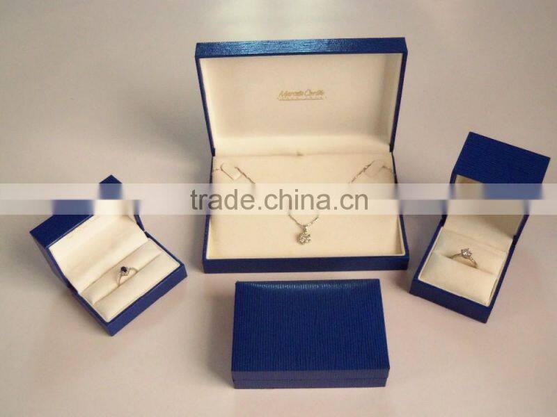 Elegant paper ring box Custom leatherette paper jewelry box gift boxes