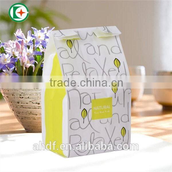 Chinese machine make custom printed bread paper bag with clear window