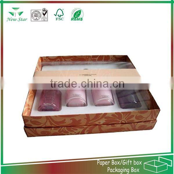 high quality laminated paper cosmetic color box