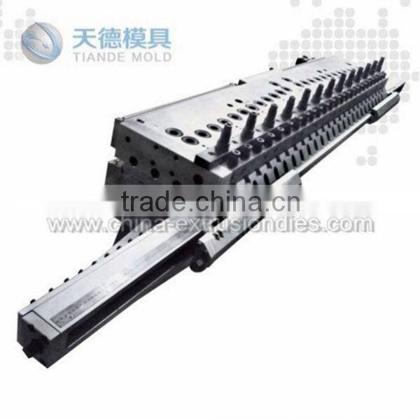extrusion sheet die with quick adjust deckle to fast adjust width of die online