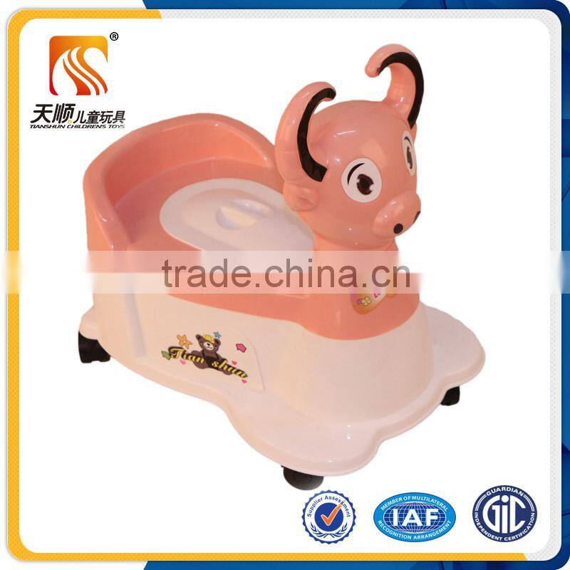 2016 Newest design mini plastic baby potty seat with music