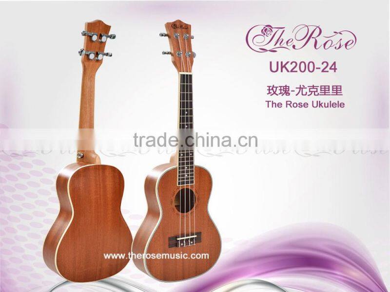 Concert all sapele mahogany neck fingerboard rosewood nylon strings ukulele