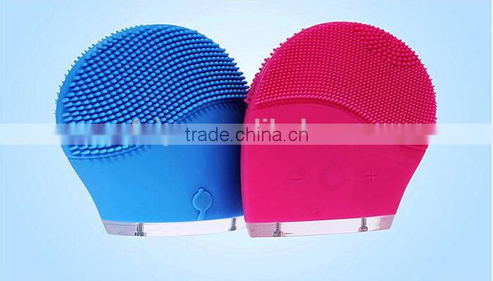 silicone facial brush