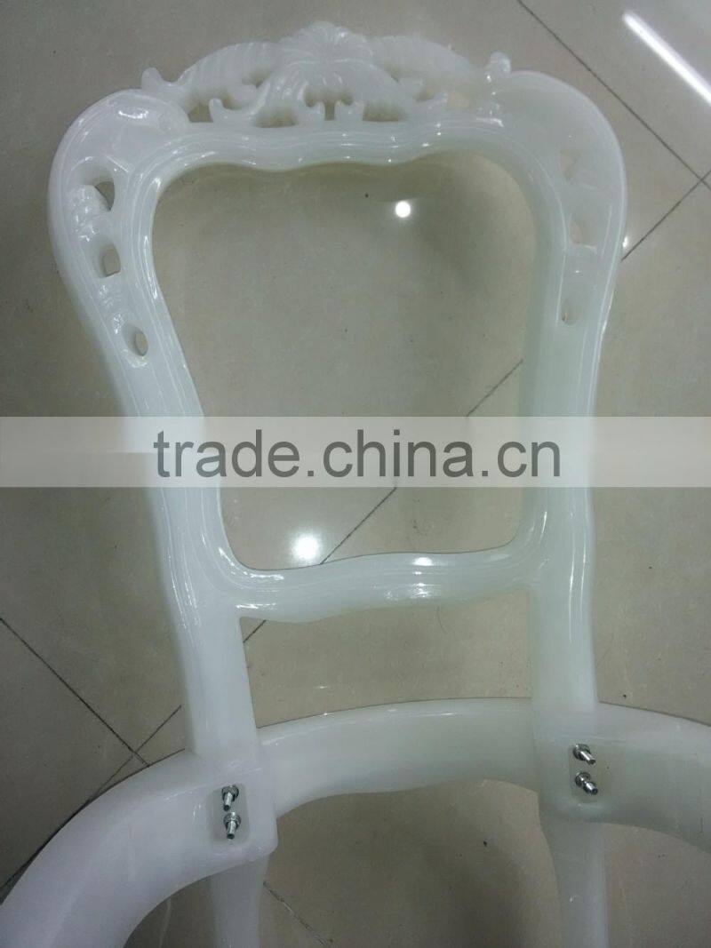 plastic chair/resin chair/brown plastic resin disassemble chair
