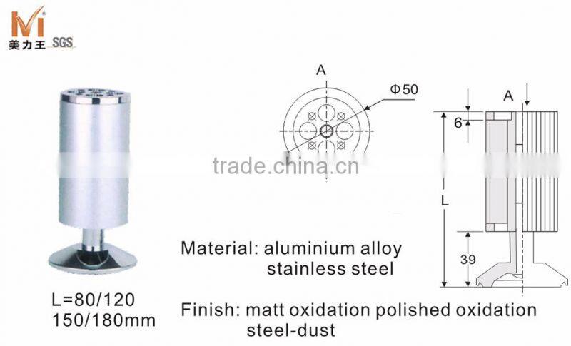 Furniture Hardware Metal Furniture Cabinet Leg
