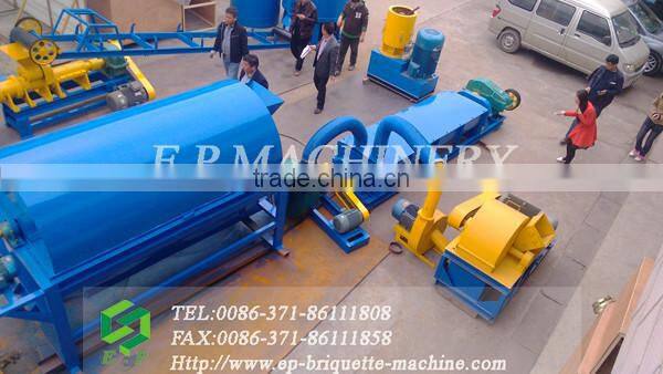 Hard wood pellet production line 1t/h hot selling in Bulgaria