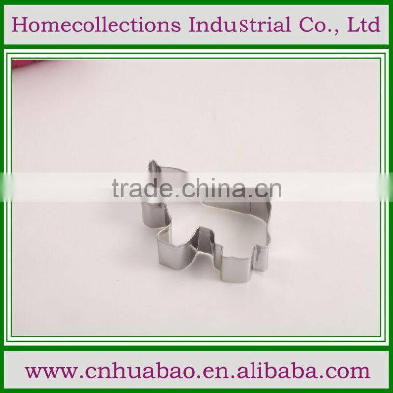 custom stainless steel cookie cutters with animal dog bear or deer shapes