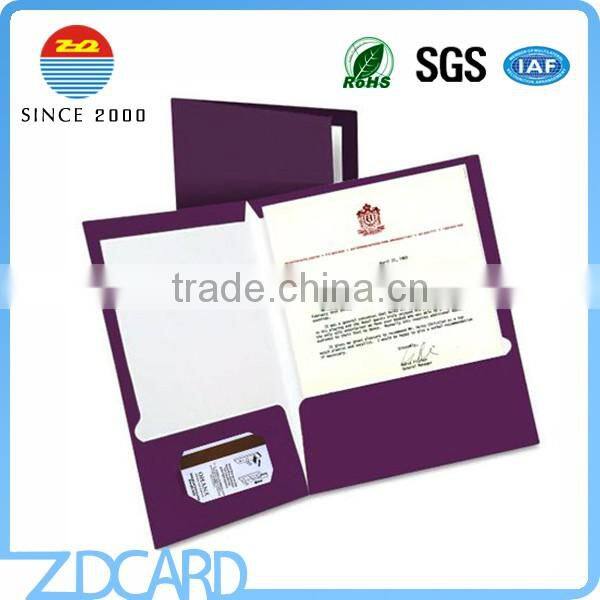 Fashional Design A4/A5 Matt Art Paper Folded Invitation Brochure