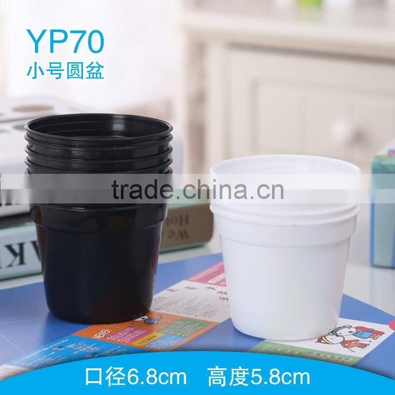 frame decorative flower pot plastic round flower pot