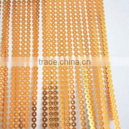 High quality embroidery PET laser Sequins film rolls Spangles rolls