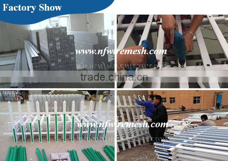 Privacy PVC Fence for Lawn/Galvanized steel tube PVC garden Fence(Guangzhou Factory)