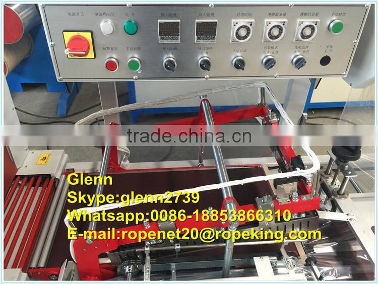 Shandong taian plastic semi-automatic carton box strapping machine