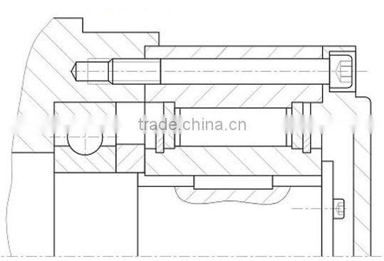 Packing machine TGC-D2590 one direction roller bearing with spline groove