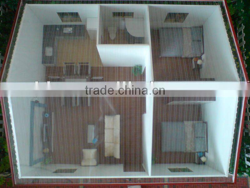 light steel villa with steel frames and steel structure