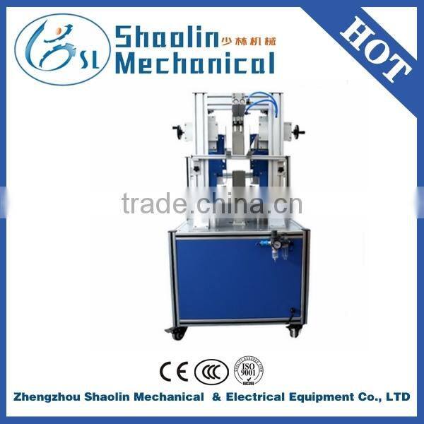 Semi Automatic cardboard box paper gluing machine with Hot Melt Adhesive