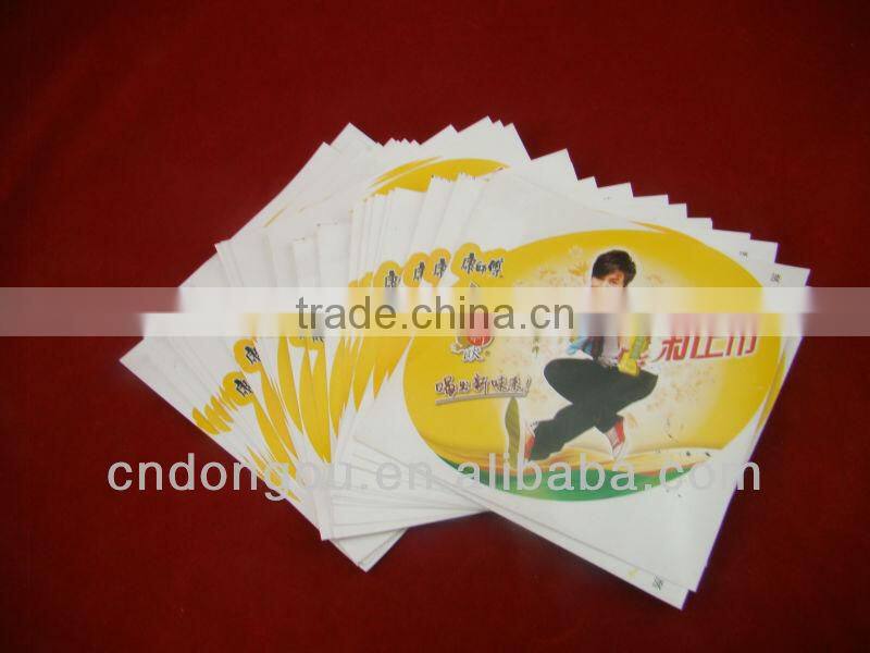 Cheap hot custom electrostatic custom stickers