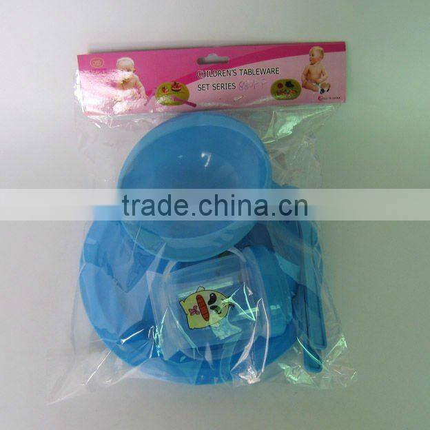 5pcs tableware unbreakable plastic picnic set