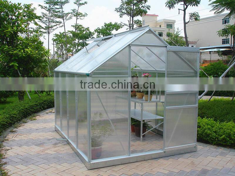 Plastic commercial garden greenhouse for sale