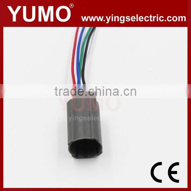 LA19 series IP65 5 pin terminal 5A/250VAC Stainless metal push button connector metal push button insert shell