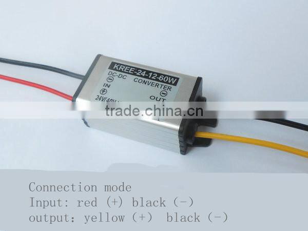 24V turn 12V5A monitor power DC-DC buck converter module 12V2A3A4A Car Power Transformer