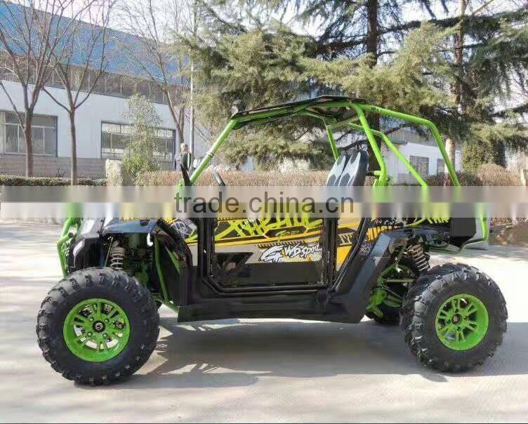2017 Newest color-process 400cc go kart with LED roof lights (TKG400-A4)