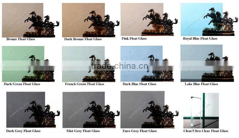 1.3mm-19mm Clear Glass Processed with CE ISO9001