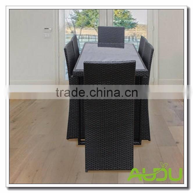 Audu Texas Outdoor Garden Rattan Dining Set