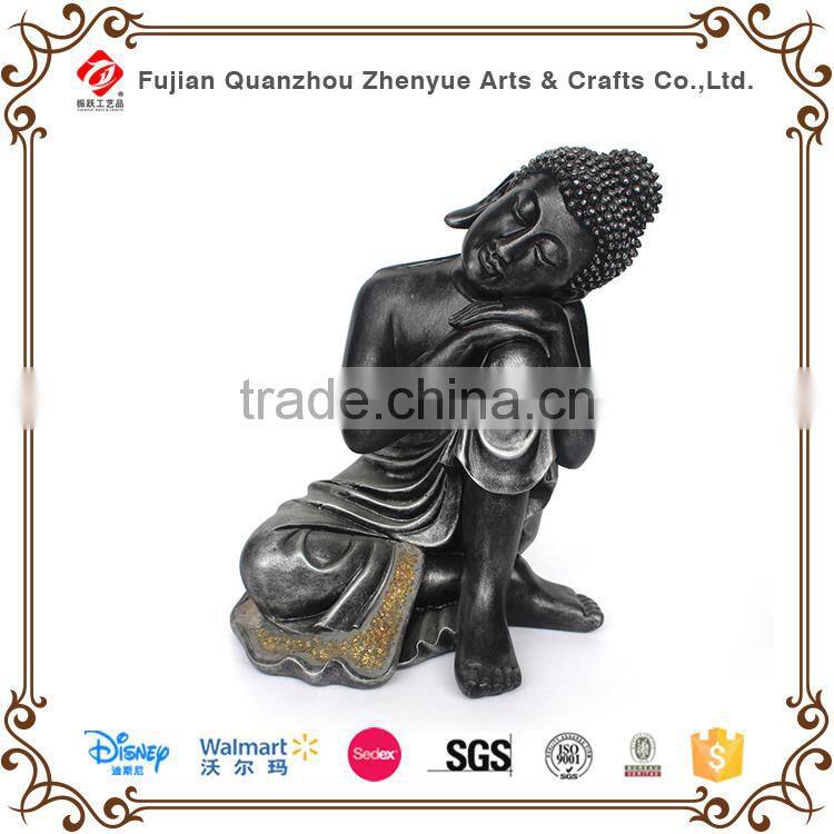 2015 buddhism resin sitting buddha statue