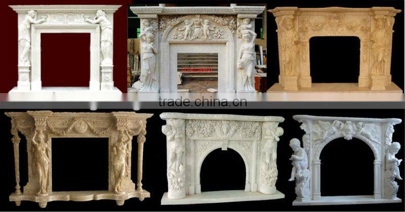 Black Marble Fireplace Mantel
