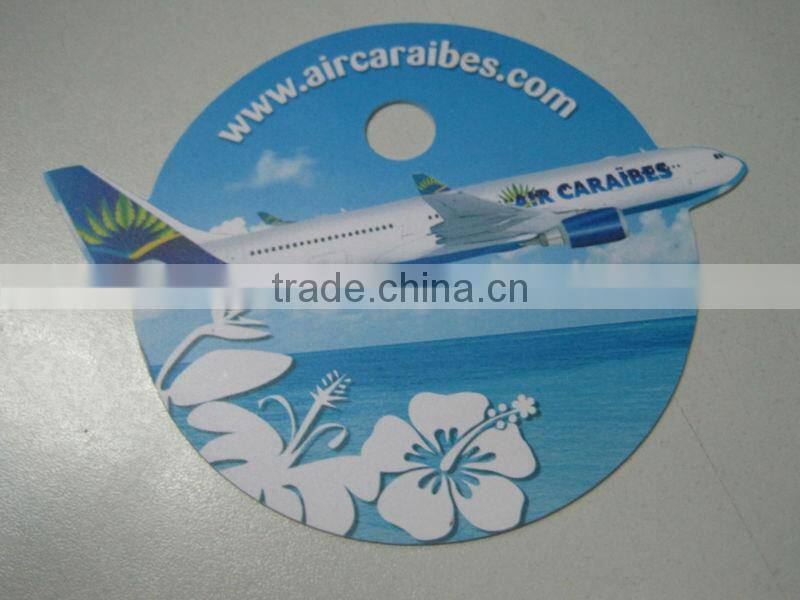 Custom printed plastic card keychain